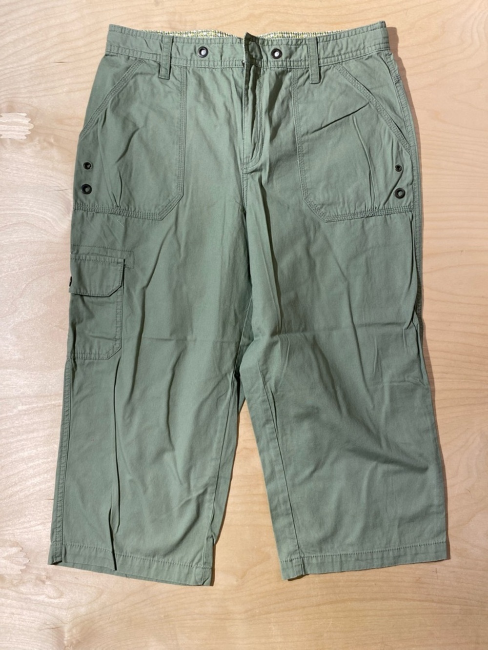 Basic Editions Olive Green Cargo Pants  Medium (RE)